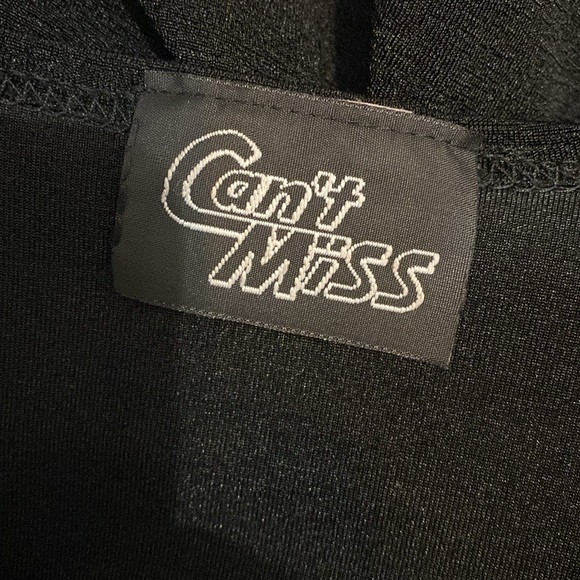 Can’t Miss blk longsleeves OS Tunic - Size Small - Picture 6 of 10